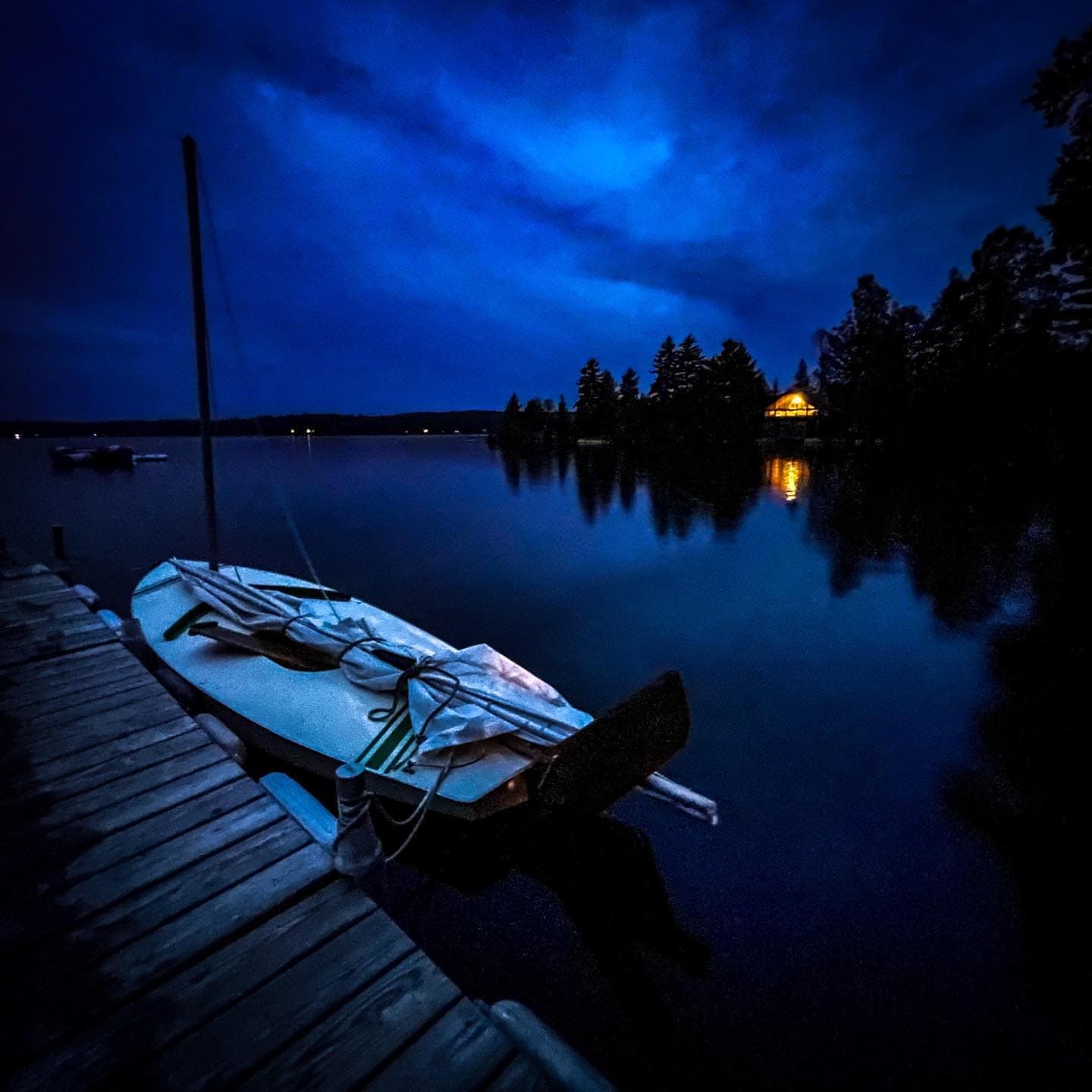Twilight Sailboat